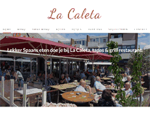 Tablet Screenshot of lacaleta.nl